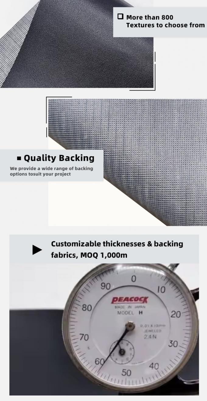 Устойчивая к абразии кожа из ПВХ для мебели 5