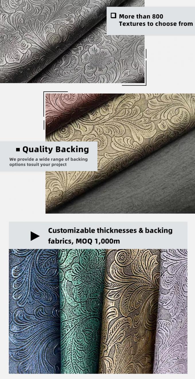 ПВХ цветочный рисунок искусственная синтетическая кожа кошелек коробка обувь Ntoebook поддельная кожаная ткань 5