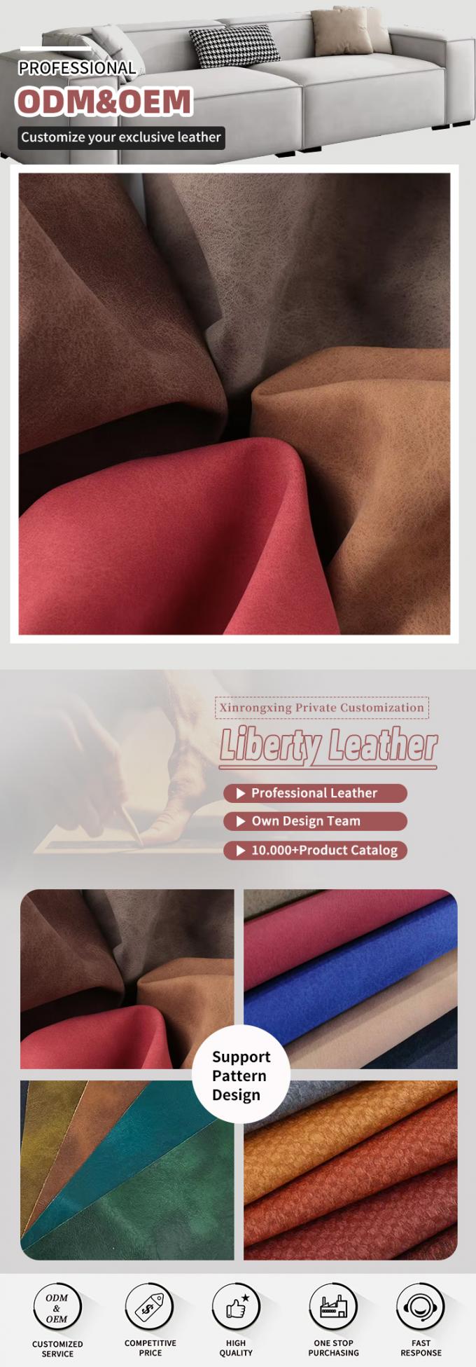 PU Frosted Yangbuck Nubuck Grain Синтетическая кожа для сумки Обувь Кошелек Декоративные ноутбуки Чехлы поддельные кожаные ткани 4